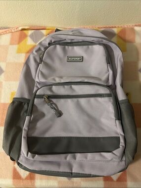Eastsport Woman’s  Light Purple and Grey Backpack